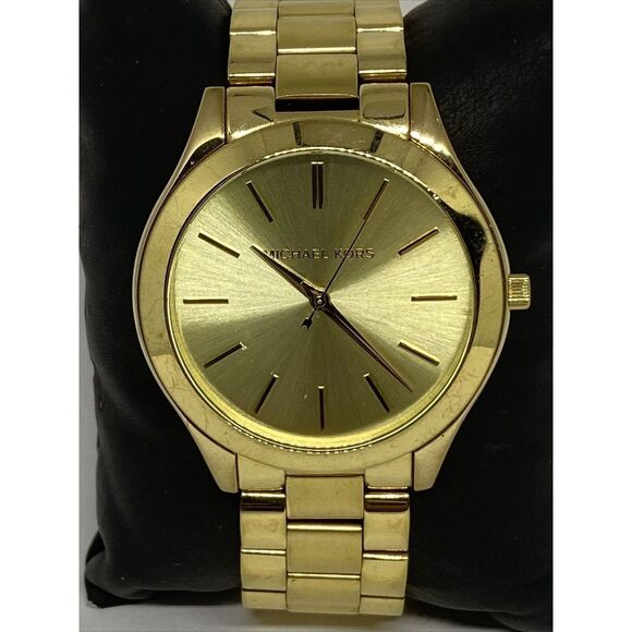 Michael Kors Runway MK3179 Womens Stainless Steel Analog Dial Quartz Watch VK744 - Picture 2 of 12